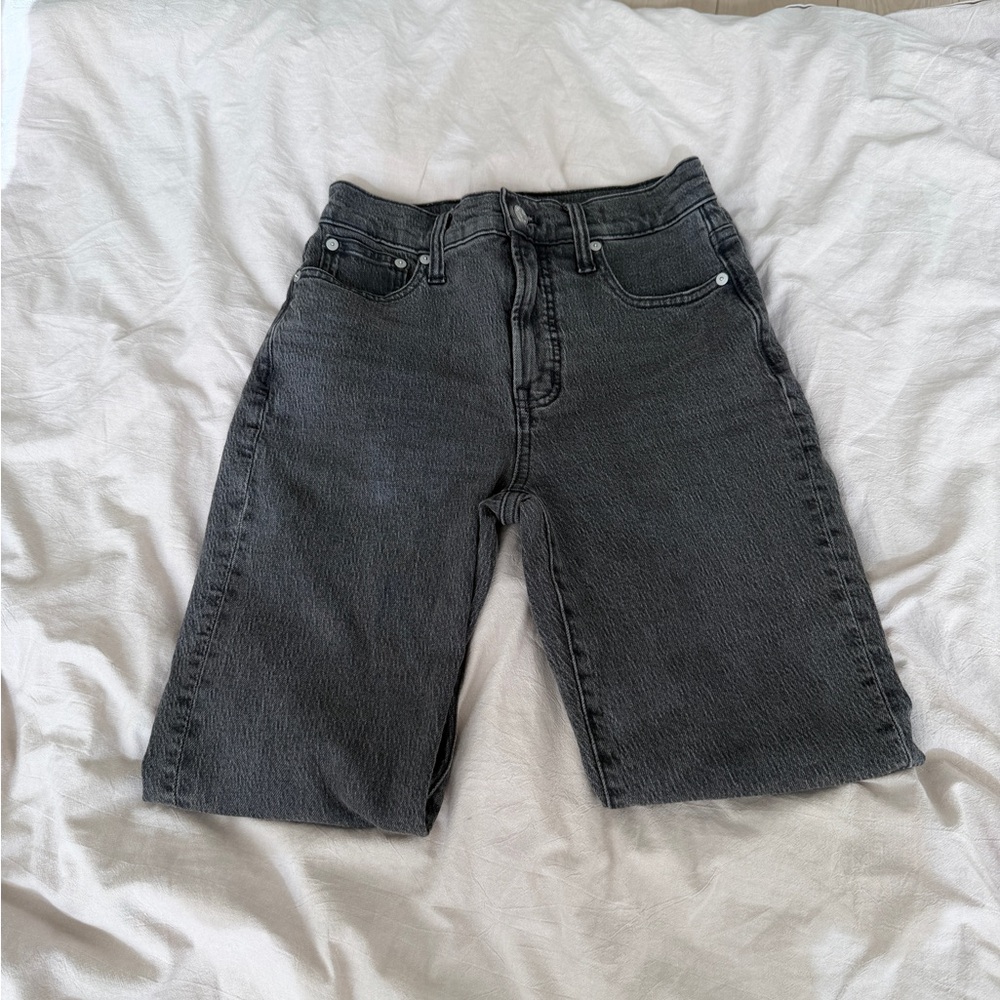 Madewell Charcoal Relaxed Jeans